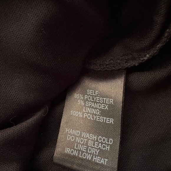 LULUS LITTLE BLACK DRESS- SPAGHETTI STRAP SURPLICE SHEATH DRESS SIZE MED - - Picture 5 of 5